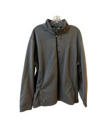 IZOD XFG 1/4 Zip Pullover Mens XL Gray Performance Stretch Jacket Lightw... - $22.50