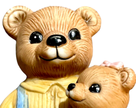 HOMCO Porcelain Teddy Bear Family Collectible Figurine Set #1444 Made in Taiwan image 8