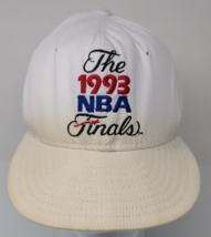 NBA Finals 1993 Baseball Hat Cap Snapback Miller Beer Chicago Bulls VTG 90 1990s - £19.82 GBP