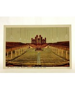 The Mormon Tabernacle Interior, Vintage Photochrome Post Card, Unposted,... - $13.22 CAD