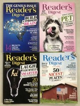 Lot Of 4 Readers Digest 2019 2020 Jokes Health Pets Internet Genius Issue Memory - £8.50 GBP