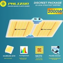 PHLIZON 2000W 281B LED Grow Lights Full Spectrum for Indoor Plants Veg B... - $87.02