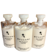 Bvlgari au the blanc Hair Conditioner Lot of 3 each 2.5oz (Total 7.5 Oz) - £22.13 GBP