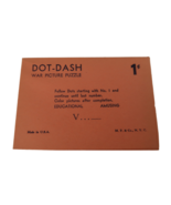 WW II Dot Dash War Scene M.P &amp; Co Ephemera Rare Unusual Connect the Dots... - $14.99