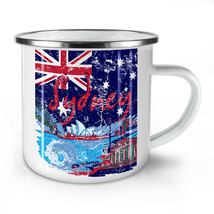 Sydney NEW Enamel Tea Mug 10 oz | Wellcoda - £17.88 GBP