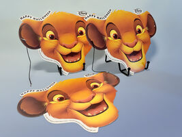 Disney The Lion King 1994 Simba Halloween Masks Set of 3 - $4.99