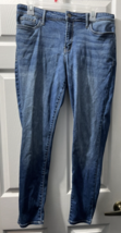 a.n.a. Women&#39;s Medium Mid Rise Jegging Blue Jeans Size 14 - £13.12 GBP
