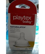 1 Playtex Baby NATURALATCH “Most Like Mom”Silicone BPA Free 3-6M+(2 Nipp... - $84.77 MXN