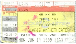 Ozzfest Ticket Stub June 14 1999 Columbus Ohio Vtg - £35.79 GBP