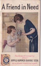 Vintage Original Booklet: 1925 A FRIEND IN NEED - Arm &amp; Hammer Baking Soda - 28p - £7.99 GBP
