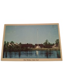Postcard Fort Wilkins State Park Copper Harbor Michigan Keweenawland Chrome - £5.53 GBP