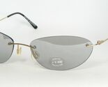 OPTIK BERNDT 7598 707 Gold Sonnenbrille Rahmenlosen Brille W / Grau Gläser - $46.53