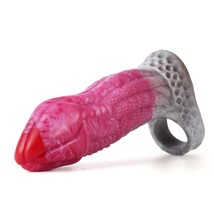 Penis Sleeve Extender, Liquid Silicone Penis Enlargement Extension with Cock Rin - $32.99