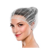 Disposable Hair Net 18&quot;, Pack of 1000 Bouffant Caps Disposable with Stre... - £84.53 GBP
