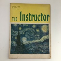 VTG The Instructor Magazine March 1959 Starry Night Vincent Van Gogh No Label - £22.40 GBP