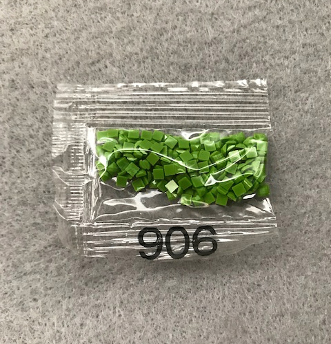 Diamond Painting Square Op Resin Drills DMC 906 Medium Parrot Green 1pk ... - $1.25