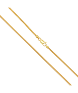 22ct Yellow Gold Foxtail Dragon Chain Necklace 16 Inches 1.8mm Width - $1,087.80