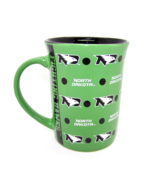 North Dakota Fighting Hawks NCAA Line Up Coffee Mug Tea Cup 15 oz Black ... - $32.59 CAD