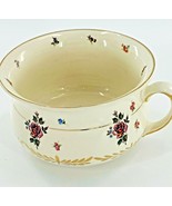 Antique ENGLAND 5104 Handled Chamber Pot Victorian Porcelain Floral Gild... - $79.19