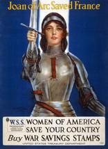 St Joan of Arc – by Haskell Coffin – 3 sizes – American World War I Poster – Arc - £10.04 GBP+