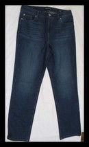 Bandolino Ladies Mandie Jeans Dark Wash Size 12 37&quot; x 31&quot; - $9.89