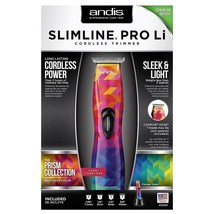 Andis SlimLine Pro D-8 Li Cordless T-Blade Trimmer Prism Collection #32490 - £93.32 GBP