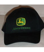 NEW!  MENS JOHN DEERE &quot;NOTHING RUNS LIKE A DEERE&quot; BLACK BASEBALL CAP / HAT - £18.69 GBP