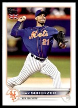 2022 Topps UK Edition Max Scherzer New York Mets #92 - £1.42 GBP