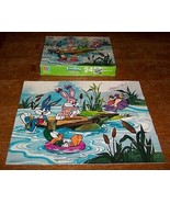 Vintage 1989 Milton Bradley TINY TOON ADVENTURES PUZZLE 24 Pieces W/ Box - $18.32