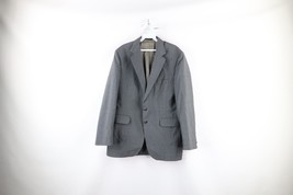 Vtg 70s Streetwear Mens 40R Distressed Wool 2 Button Suit Jacket Sport C... - £38.88 GBP