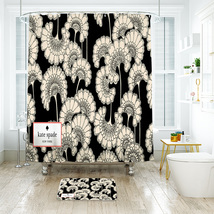 Kate Spade 21 Shower Curtain Bath Mat Bathroom Waterproof Decorative - £18.37 GBP+