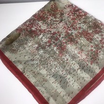 Fall Color Leaves 30x30 Scarf - tag removed, unknown fabric - £8.85 GBP