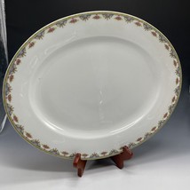 T&amp;V Limoges France Floral Platter Plate 15.75&quot; - $37.40