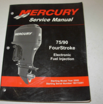 Mercury 75/90 Fourstroke Elettronica Fuel Iniezione Servizio Manuale 90-897725 - $99.90