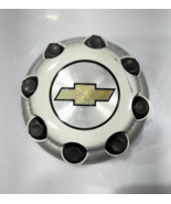 CHEVROLET 8 LUG SILVER CENTER CAP MINOR WEAR P/N 15052370 GENUINE OEM GM... - $29.69
