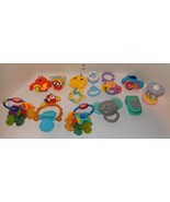 Huge Lot of 12 Different Pretend Play Baby Toddler Toys Rattles - $272.74 MXN