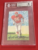 Buck Buchanan Autographed 1991 Goal Line Art Card GLAC Chiefs  #250/5000... - £359.77 GBP