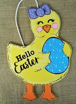 1 Pcs Chick with Egg Sign Wall Door Hanger #MNCM - £20.70 GBP