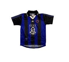Boy Adidas Club Brugge Home 1998 Camisa Maillot Trikot Maglia Football Soccer - £23.62 GBP