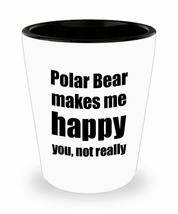 Polar Bear Cocktail Shot Glass Lover Fan Funny Gift Idea For Friend Alcohol Mixe - £10.24 GBP