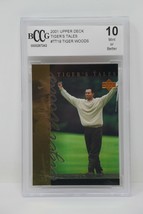 2001 Upper Deck Tiger&#39;s Tales #TT19 Tiger Woods Rookie Bccg 10 Mint Or Better - £77.21 GBP