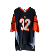 VTG STITCHED Cincinnati Bengals Jersey Black NFL Football Reebok 3XL Joh... - $562.18 MXN