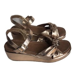 CIRCUS BY SAN EDELMAN PLATFORM SANDALS BRONZE COLOR SZ 10 NEW NO TAGS/BOX - $53.32