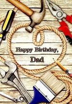 Happy Birthday Dad - Birthday Greeting Card - 01037 - $25.85 MXN Happy Birthday Dad - Birthday Greeting Card - 01037 - $25.85 MXN