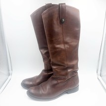 Frye Womens Size 6.5 B Melissa Button Leather Tall Pull On Riding Boots 77167 - £51.14 GBP