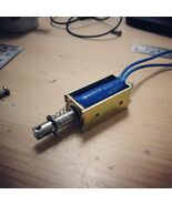 12V DC Solenoid - Push Pull Open Frame, 10mm Stroke 600g, 1A (Model 0530B) - $245.43 MXN