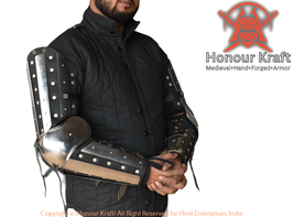 splint arms armor Armor Steel Arms Medieval splint arms armor for combat... - $248.63