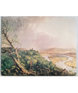 The Oxbow Thomas Cole Hudson River School 1960s Cardboard Art Print - $18.95