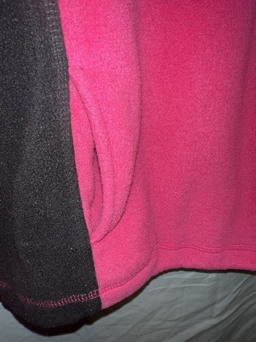 Bobbie Brooks Pullover With 1/4 Zipper Pink With Black Women’s SM (6) Item image 5