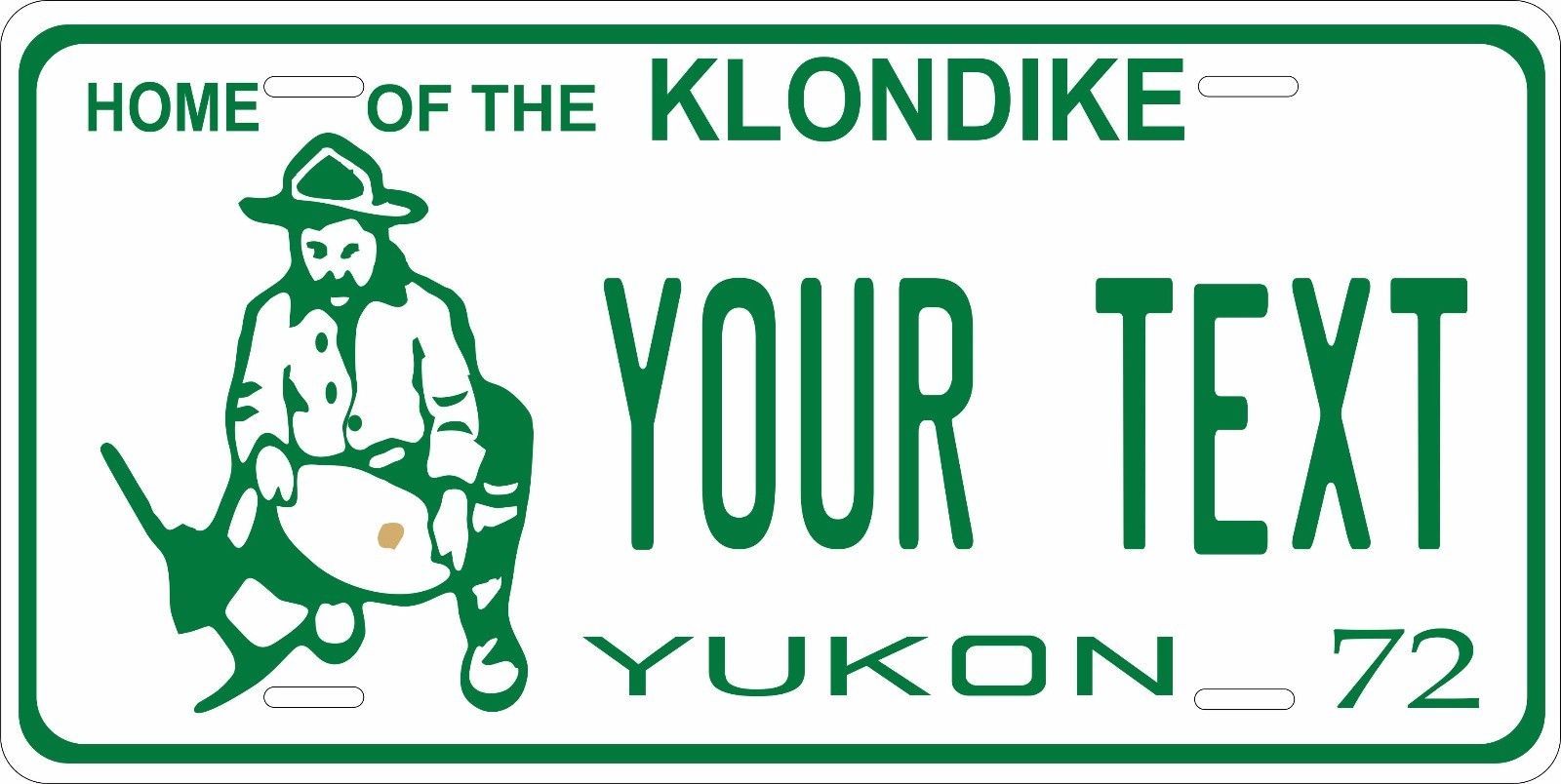 Yukon Canada 1972 License Plate Personalized Custom Car Bike Motorcycle Moped  - $10.99 - $18.22